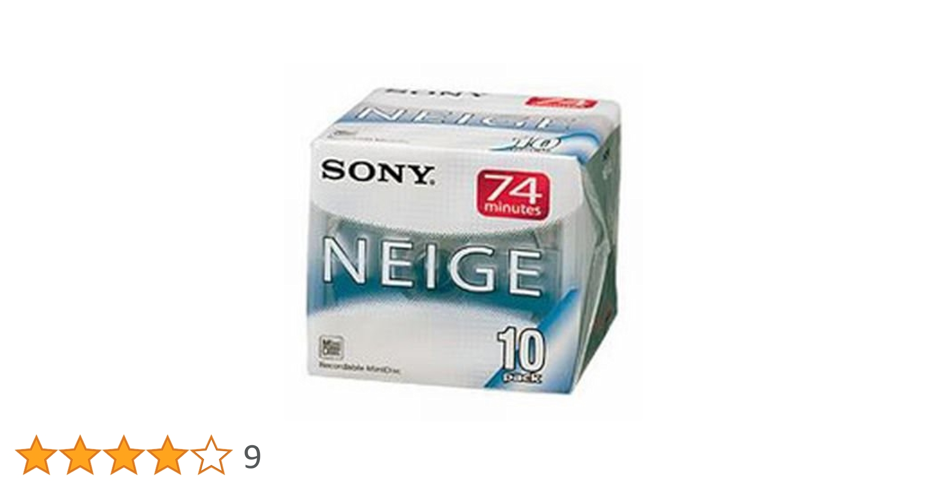 【SONY 】Recordable MD Neige 74分 10pack×2 Amazon.com: Sony Neige Series MiniDisk 74 Min 10 Pack