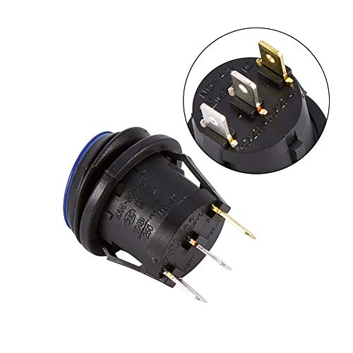 2Pcs 12V Car Led Light Illuminated On/Off Toggle Rocker Switch 3P Spst Waterproof #TOP4