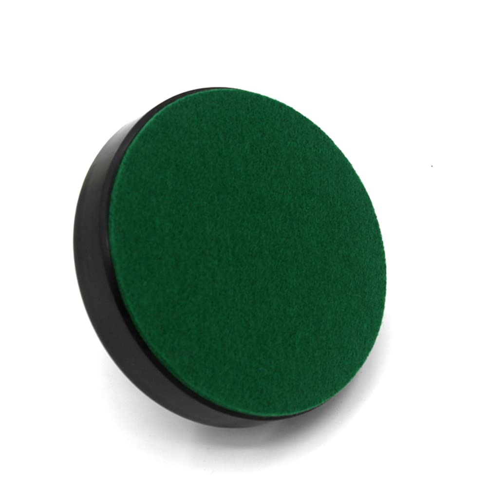 Set da 4 Pezzi per Hockey da Tavolo 76 mm 4 cursori per Air Hockey con 4 Flanella 8 Dischi - Nero