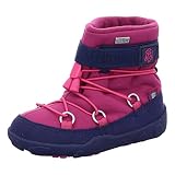 Affenzahn Schneestiefel Vegan Snowy wasserdicht, warm gefüttert, vegan zum Reinschlüpfen Flamingo - Beere 32