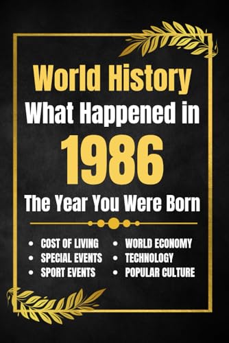 World History What Happened in 1986: The Year You Were