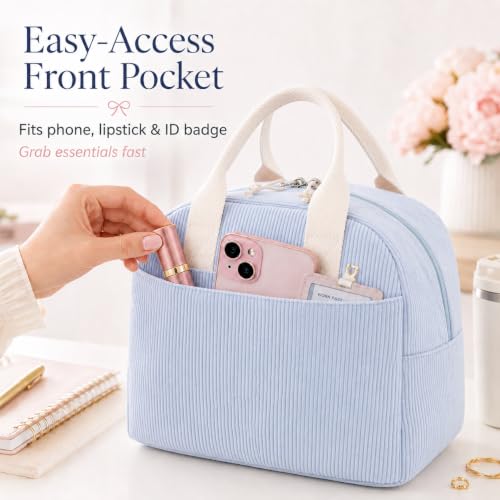 LOVELYWIND Floral Insulated Lunch Tote