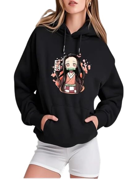 street and sense Nezuko Kamado Anime Hoodie Demon Slayer Japan Anime Demon-picture-26