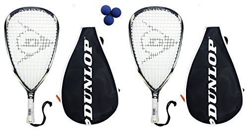  2x Dunlop Blackstorm Raquette de Racketball en...
