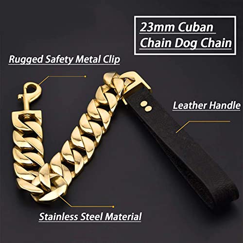 Durable Outdoor Dog Leash with Leather Handle