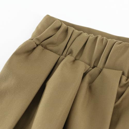 Image of Girls Pleated Skirts Built in Shorts Little Kid Athletic Flowy Skorts Skirts Toddler Girls Tennis Skorts for Girl 3-14 Years