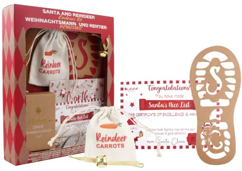 Santa Evidence Kit - Santa Footprint Stencil, Multicolor
