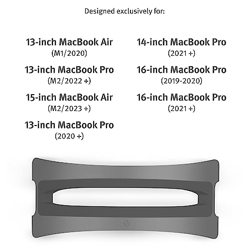 Image of Twelve South Insert I for 13 inch MacBook Air M2, 2022 and 15 inch MacBook Air M2, 2023, Space Grey