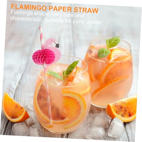Mikinona 25 pitillos de papel flamenco biodegradables miniatura 4