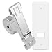 Produktbild DIWARO® Gurtwickler | Lochabstand 135 mm | für 3 m Gurt mit 16-23 mm Breite | zweiarmig | weiß