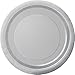 Pappteller - 18 cm - Silber - Packung mit 20 Stück