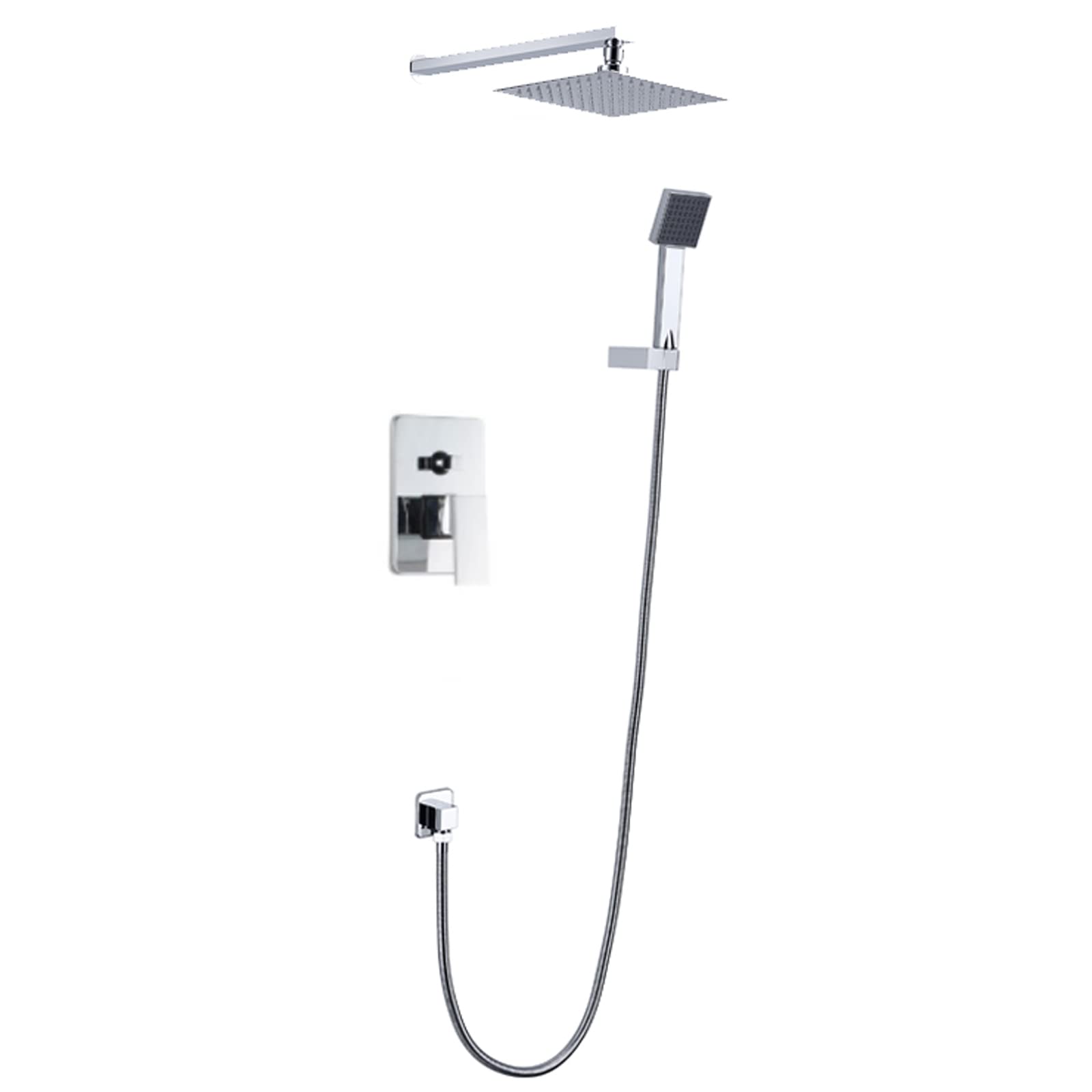 Ensemble de robinet de douche à effet pluie 9 pouces pour transformer votre rituel bien-être