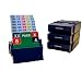 Super Bridge Boxes with Plastic Cards Bidding Device (Set of 4)