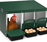 🐥【Utilisation Efficace】les nids à plusieurs compartiments sont divisés par des cloisons pour offrir suffisamment d'espace et d'intimité.