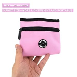   COOWONE-Dog-Treat-Pouch-with-Pet-Training-Clicker-Detachable-Dog-Puppy-Training-Treat-Bag-900D-Oxford-Cloth-Magnetic-Closure-Small-Dog-Walking-Bag-for-Travel-or-Outdoor-Use