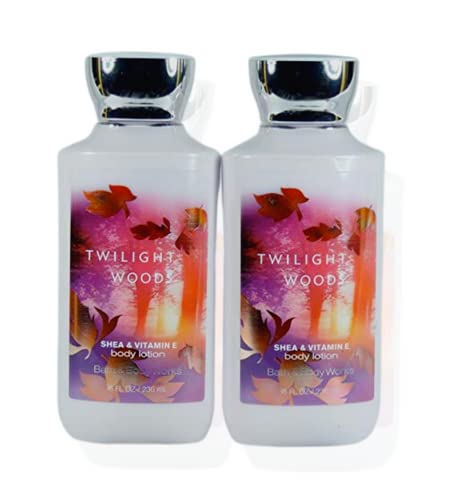 Retired Fragrance - Bath & Body Works Signature Collection Twilight Woods Body Lotion 8oz/236ml 2 pack