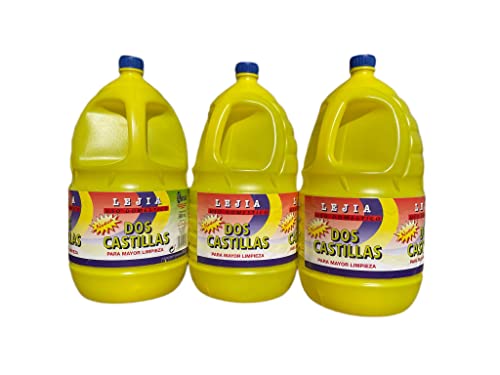 Lejía de Garrafa 5 litros • Limpieza y Desinfeccion del Hogar • Pack de ahorro 3 Unidades • Limpieza sin Huella