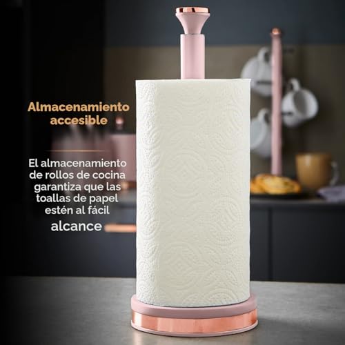 Soporte para rollo de cocina rosa Tower Cavaletto T826133PNK 4