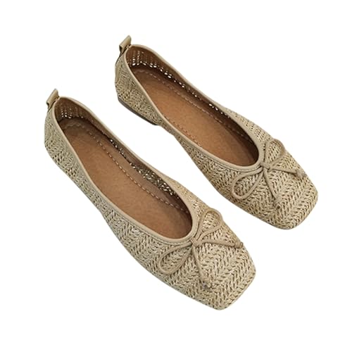 Zapatos de abuela retro planos de mujer para pasear en verano