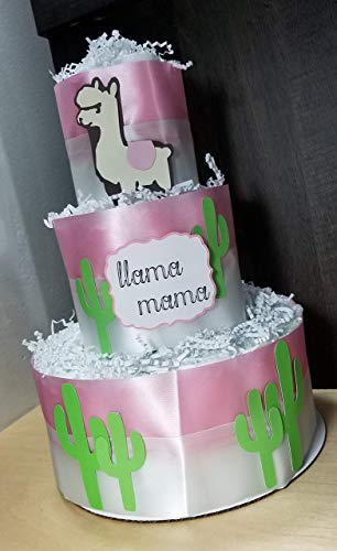 llama diaper cake