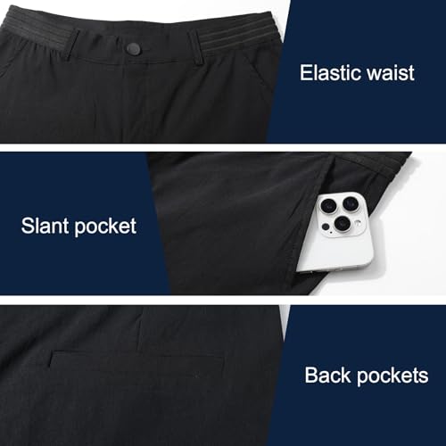 Men's Chino Casual Pants Slim Fit Skinny Tapered Cotton Dress Pants Stretch Jogger Golf Sweatpants with Pockets4