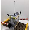 Building Bricks 2 Lane Toll Booth MOC City Town Toys Security Checkpoint Parking Lot Lane Booth Compatible with All Major Brick Brands Educational Toy Ages 4+