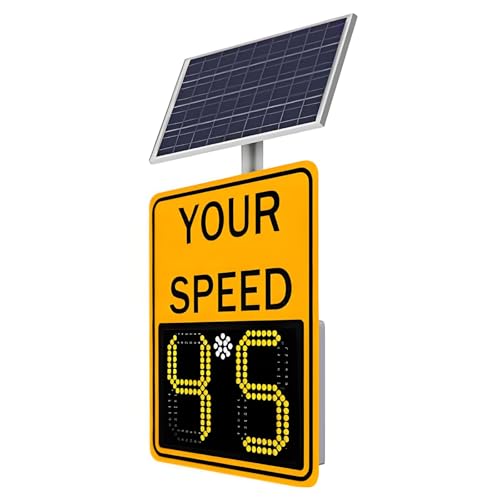 GYLRD Solar Radar Geschwindigkeitsbegrenzungsschild 24*36'