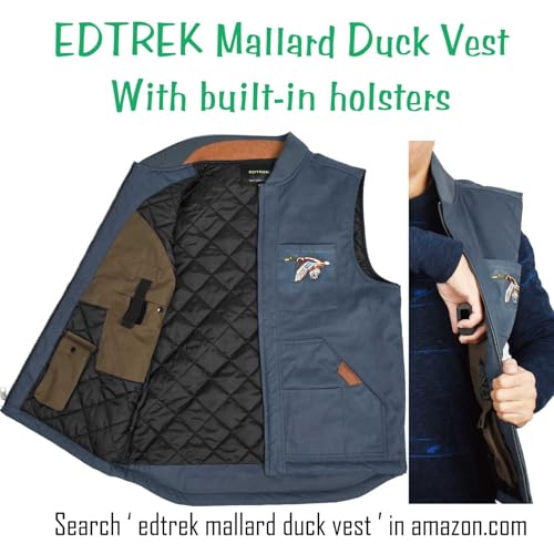 Image of EDTREK Performance Outdoorsman Snapback Truck Hat with Flat Brim - Unique Animal Embroidery