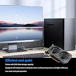GTX1050Ti Desktop Graphics Card, 1050Ti 4GB GDDR5 128Bit Gaming PC Video Graphics Card with PCI Express 2.0 16X, HDMI, DVI,VGA Interface for Computer