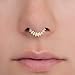 Tiny Fake Septum Nose Ring, Tribal Faux Clip On Non Pierced Septum Cuff, 18g, Handmade Designer Piercing Jewelry (Gold Plated Brass)