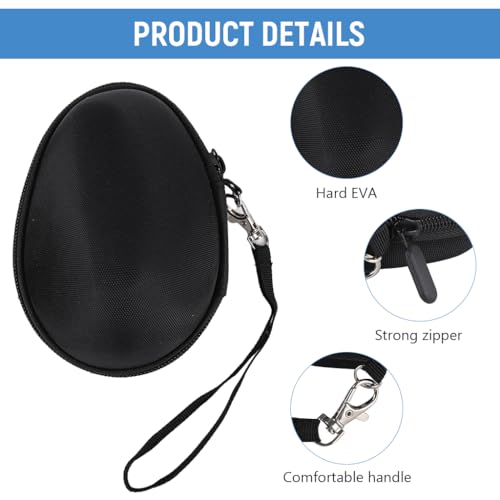 Image of ZORBES Compatible with MX Vertical Mouse Case, EVA Hard Shell Travel Bag | Protective Storage, Scratchproof Surface, Waterproof Design, Soft Plush Liner, Portable Carrying Design for Daily Travel