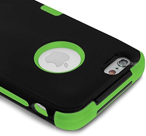 iPhone 6S Case, Limecase [JTD Series][Green] Shockproof Hard Rugged Rubber Minimalistic Thin Cover Cases with Dual Layer Impact Proof for Apple iPhone 6S (2015) & iPhone 6 (2014) (4.7 Inch) Devices