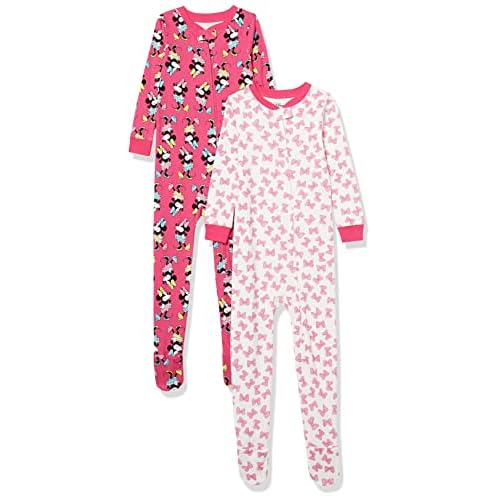 Amazon Essentials Disney Baby Girls’ Snug-Fit Cotton Pajamas