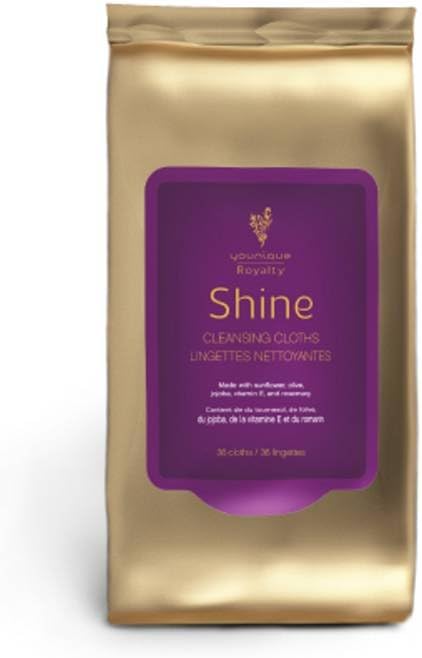 Younique Royalty Shine Cleansing Cloths Swipe Shine to Remove Makeup & Cleanse Skin