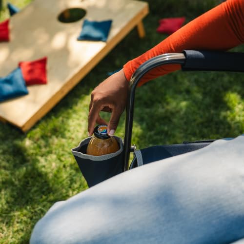 GCI OUTDOOR Freestyle Rocker Camping Chair | Portable Folding Rocking Chair with Solid, Durable Armrests, Drink Holder & Comfortable Backrest — Indigo Blue - image 9