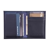 Carteira Masculina Slim Couro Legítimo (Preto) BELLVOLPE