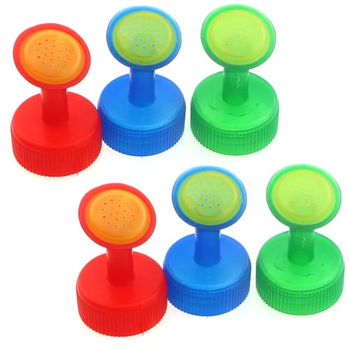 Caishun 6PCS Gardening Plant Watering Sprayer Watering Can Top Sprayer Seedling Irrigation Equipment 3 Colors 2 Each For Indoor Outdoor Plant Care Gardening Potted Plants