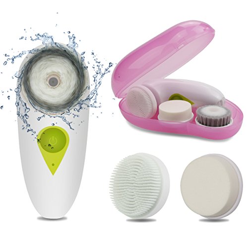 Rechargeable Face Brush Waterproof IPX6 with Portable Design for Traveling Facial Cleansing