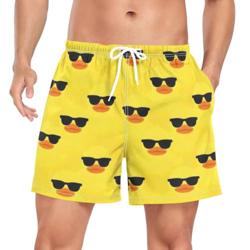 Bañador de piscina para hombre con estampado de pato de goma fresco