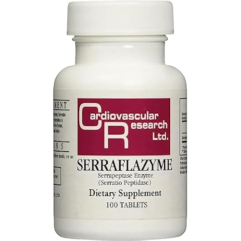 Cardiovascular Research Serraflazyme Serrapeptase Enzyme 100 Tabs Cover