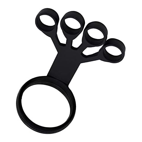 Finger Stretcher Bands Silicone Wrist Stretcher Finger Exercise Training Device Hand Strengthener Finger Extensor Bands Grip Strength Trainer Exercise Guitar and Rock Climbing Cover