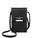Katech Umhängetasche Damen Klein, Handy Mini-Tasche Kleine Schultertasche Multifunktionale Handytasche mit Vielen Fächern und Kartenfächer, Crossbody Tasche für Damen (Schwarz)