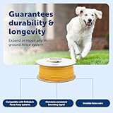 PetSafe Begrenzungsdraht, 152,4 m Spule mit solidem Kern 20-Gauge Kupferdraht, In-Ground Pet Zaundraht, Farben können variieren
