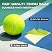 Treeroot 30Pack Tennis Balls, High Elasticity Tennis Balls Bulk, Comes with a Portable Mesh Bag, Tennis Ball for Dogs, Suitable for Beginner Training Ball, Durable & Bounce