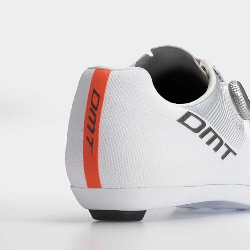Zapatillas de ciclismo carretera DMT KR0 EVO blanco y plateado talla 42 1/3 EU 7