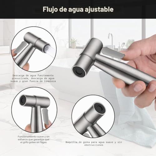 Bidé de mano LOSCHEN para limpieza personal y baño de mascotas 3