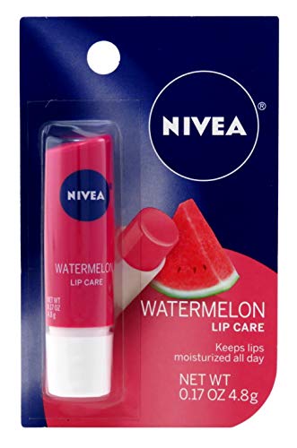 Nivea Lip Care Watermelon 0.17 Ounce Carded (6 Pieces)