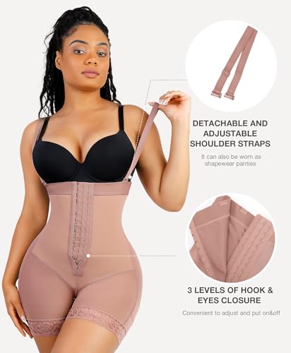 Lover-Beauty Fajas Colombianas Shapewear for Women Strapless Body Shaper Tummy Control Postpartum Faja Shorts Butt Lifter2