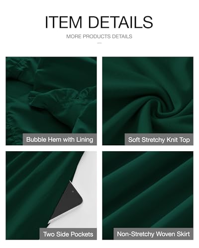 BTFBM Women's 2025 Summer Casual Sleeveless Midi Dress Patchwork Knit Tank Bubble Long Flowy Beach Maxi Sundress Pockets