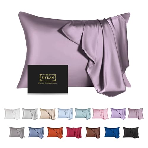 Mulberry Silk Pillowcase for Hair and Skin,Cooling Silk
